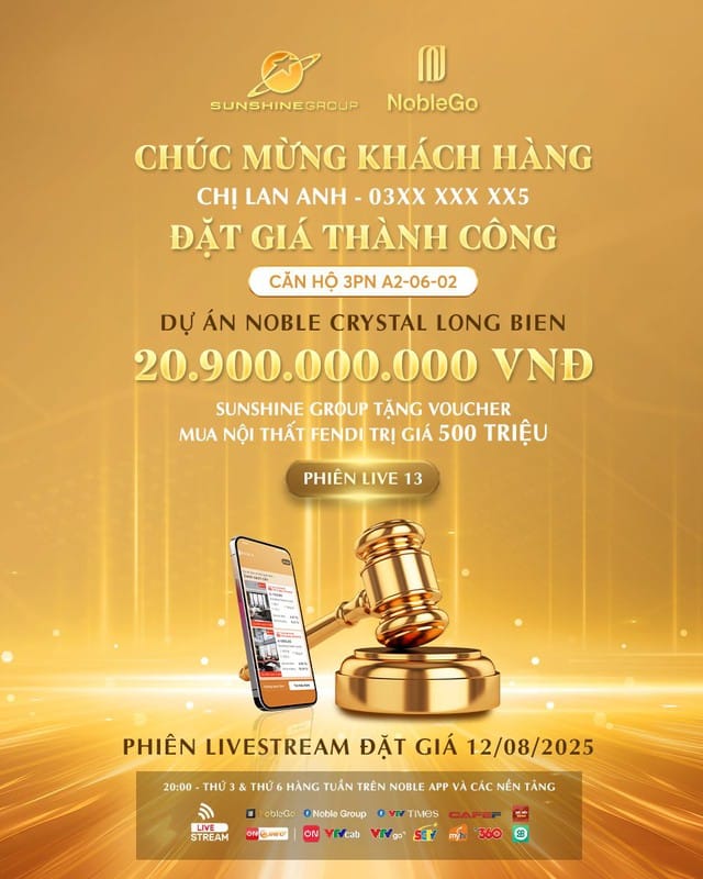 Chung cư hàng hiệu chốt deal 20,9 tỷ. ₫