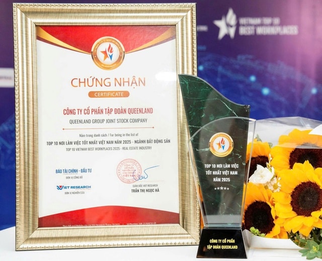 QueenLand Group được vinh danh Top 10 Nơi làm việc tốt nhất VN 2025