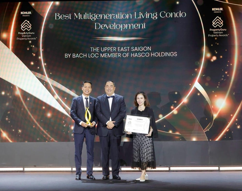 The Upper East Saigon giành giải ngay lần đầu tham dự VN Property Awards 2026